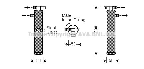 AVA QUALITY COOLING Осушитель, кондиционер PRD065